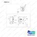 A351476 LAMP GP-COMB. F/R-HALOGEN - full parts diagram, item 1A-1 marked - genuine Doosan / Bobcat forklift part