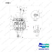 A355001 CONTROL VALVE GP - (FOR 210 BAR 3/2) - full parts diagram, item 1 marked - genuine Doosan / Bobcat forklift part