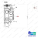 A355001 CONTROL VALVE GP - (FOR 210 BAR 3/2) - parts diagram, item 1 shown - genuine Doosan / Bobcat forklift part