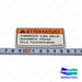 Film;load Backrest Warning(Estonian - Doosan Forklift Part A362259