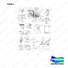 A364078 WIRING GP - (G643) - full parts diagram, item 1 marked - genuine Doosan / Bobcat forklift part