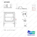A371659 CABIN - parts diagram, item 18 shown - genuine Doosan / Bobcat forklift part