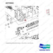 A372042 TRANSMISSION(JCMFVD30T) - parts diagram, item 68 shown - genuine Doosan / Bobcat forklift part