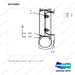A373083 TIRE AND WHEEL GROUP - parts diagram, item 3 shown - genuine Doosan / Bobcat forklift part