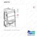 A381776 COVER ASSY;REAR - parts diagram, item 10 shown - genuine Doosan / Bobcat forklift part