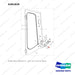 A381828 DOOR ASSY,SIDE;FIX-LH - full parts diagram, item 10 marked - genuine Doosan / Bobcat forklift part