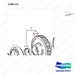 A383104 TRANSMISSION GROUP - parts diagram, item 4-01 shown - genuine Doosan / Bobcat forklift part