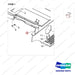 A391161 Floor Plate Gp - parts diagram, item 1 shown - genuine Doosan / Bobcat forklift part