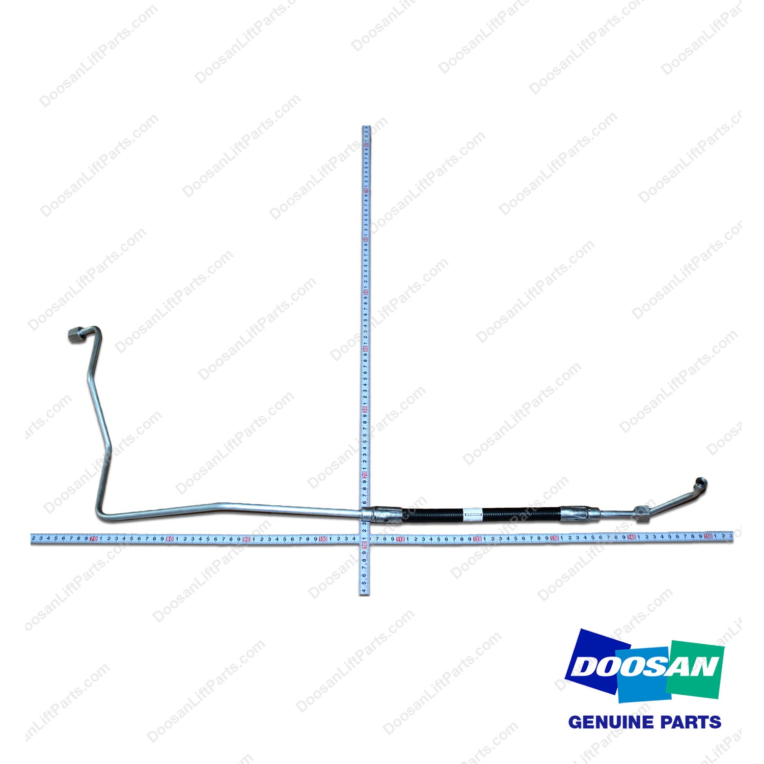 Hose ASSY;2WAY (Up) - Doosan Forklift Part A402339
