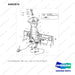 A402874 FCU,CROWN;LP, MMC 2.4L - full parts diagram, item 3 marked - genuine Doosan / Bobcat forklift part