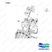 A403159 Drive Axle Gp - parts diagram, item 1 shown - genuine Doosan / Bobcat forklift part