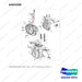 A403208 TRANSMISSION ASSY (4/4) - full parts diagram, item 1 marked - genuine Doosan / Bobcat forklift part