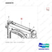 A403575 Radiator Assy - parts diagram, item 1 shown - genuine Doosan / Bobcat forklift part