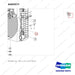 A403577 Radiator Gp - parts diagram, item 1-01 shown - genuine Doosan / Bobcat forklift part