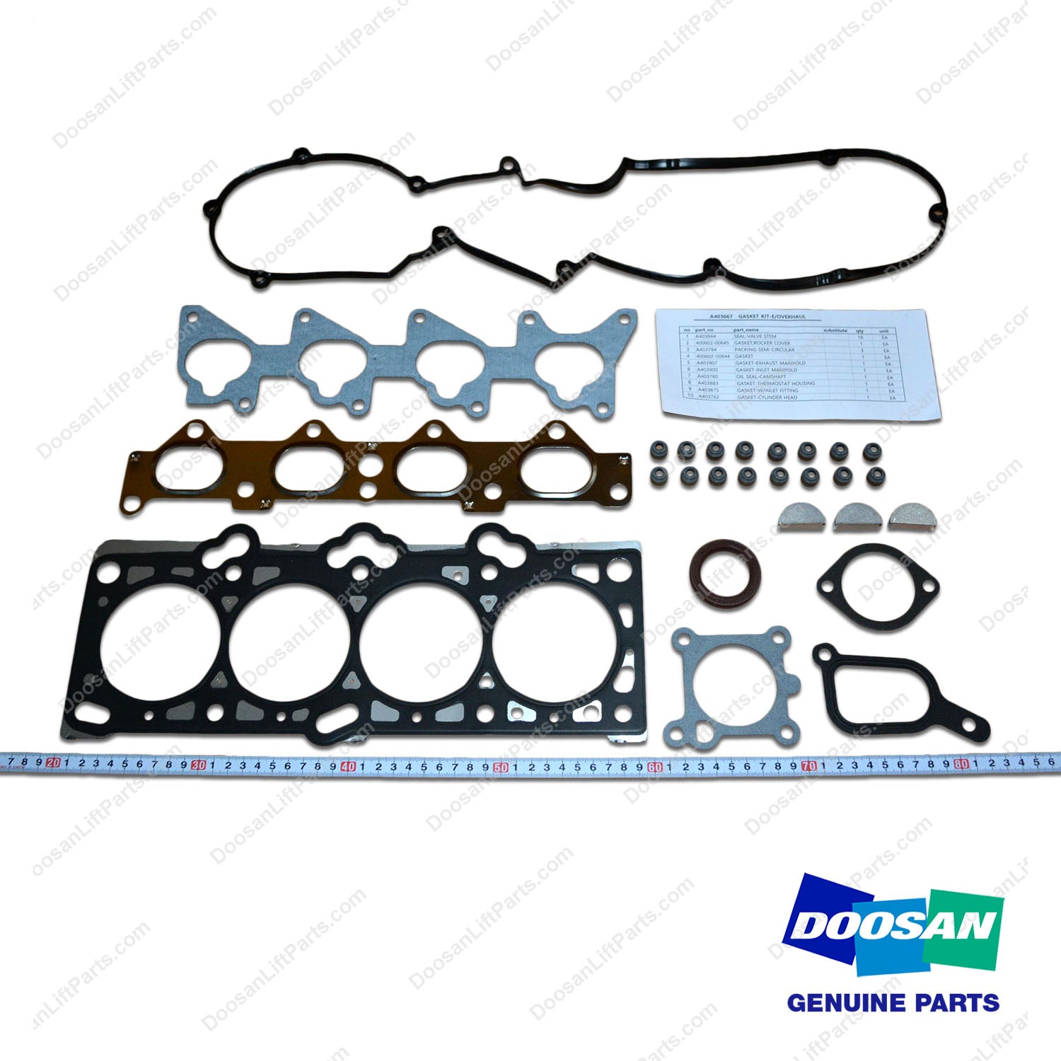 Gasket Kit,Overhaul;engine - Doosan Forklift Part A403667