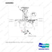 A404082 WIRE GROUP;HROC DF FCU - full parts diagram, item 1 marked - genuine Doosan / Bobcat forklift part