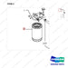 A408064 FILTER,FUEL - parts diagram, item 2 shown - genuine Doosan / Bobcat forklift part