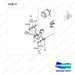 A408398 LUB. Oil System Gp - parts diagram, item 13 shown - genuine Doosan / Bobcat forklift part