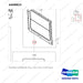 A408823 M/CABIN C;OPERATOR CELL - parts diagram, item 3-02 shown - genuine Doosan / Bobcat forklift part