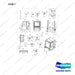 A409232 Cabin Ass'y - Main-D Type - full parts diagram, item 7 marked - genuine Doosan / Bobcat forklift part