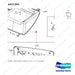A411301 PANEL ASSY;PANEL GROUP - parts diagram, item 1 shown - genuine Doosan / Bobcat forklift part