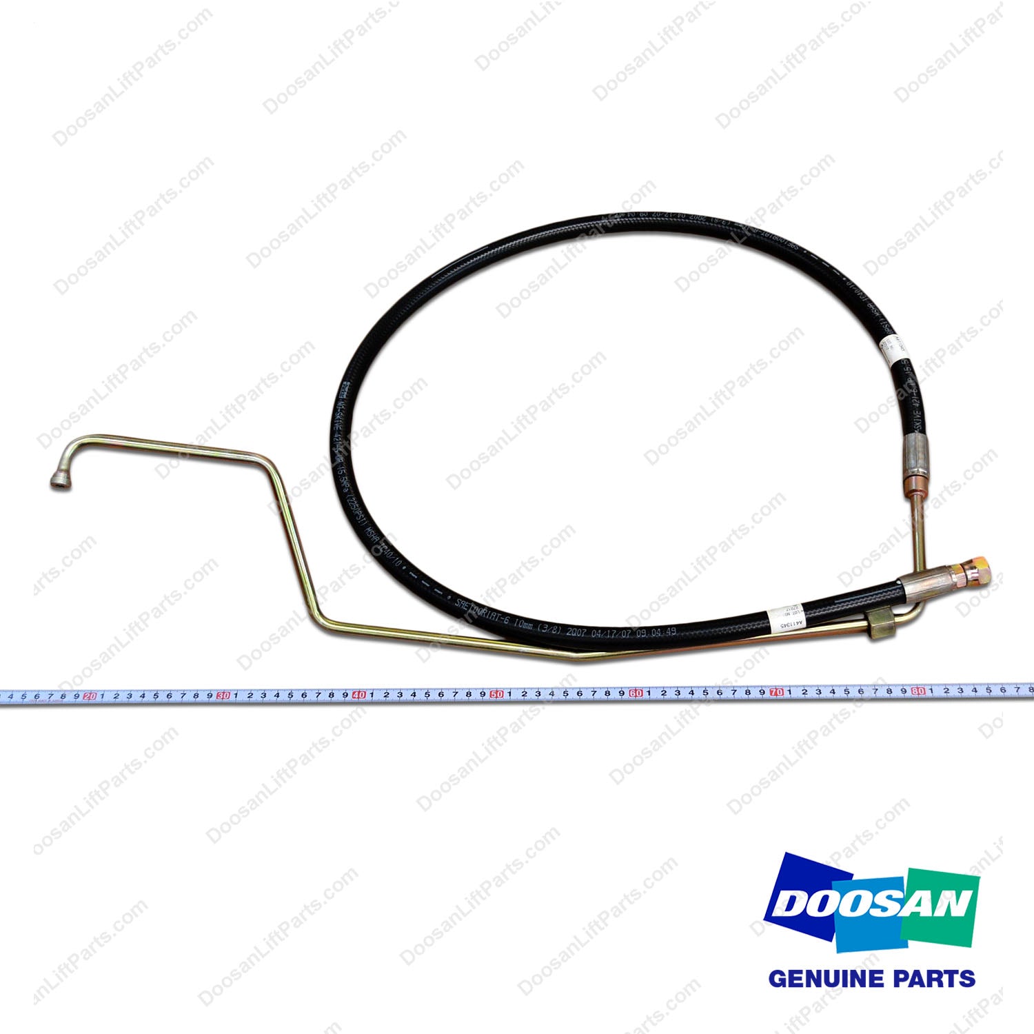 Hose ASSY;3WAY-Up - Doosan Forklift Part A411345
