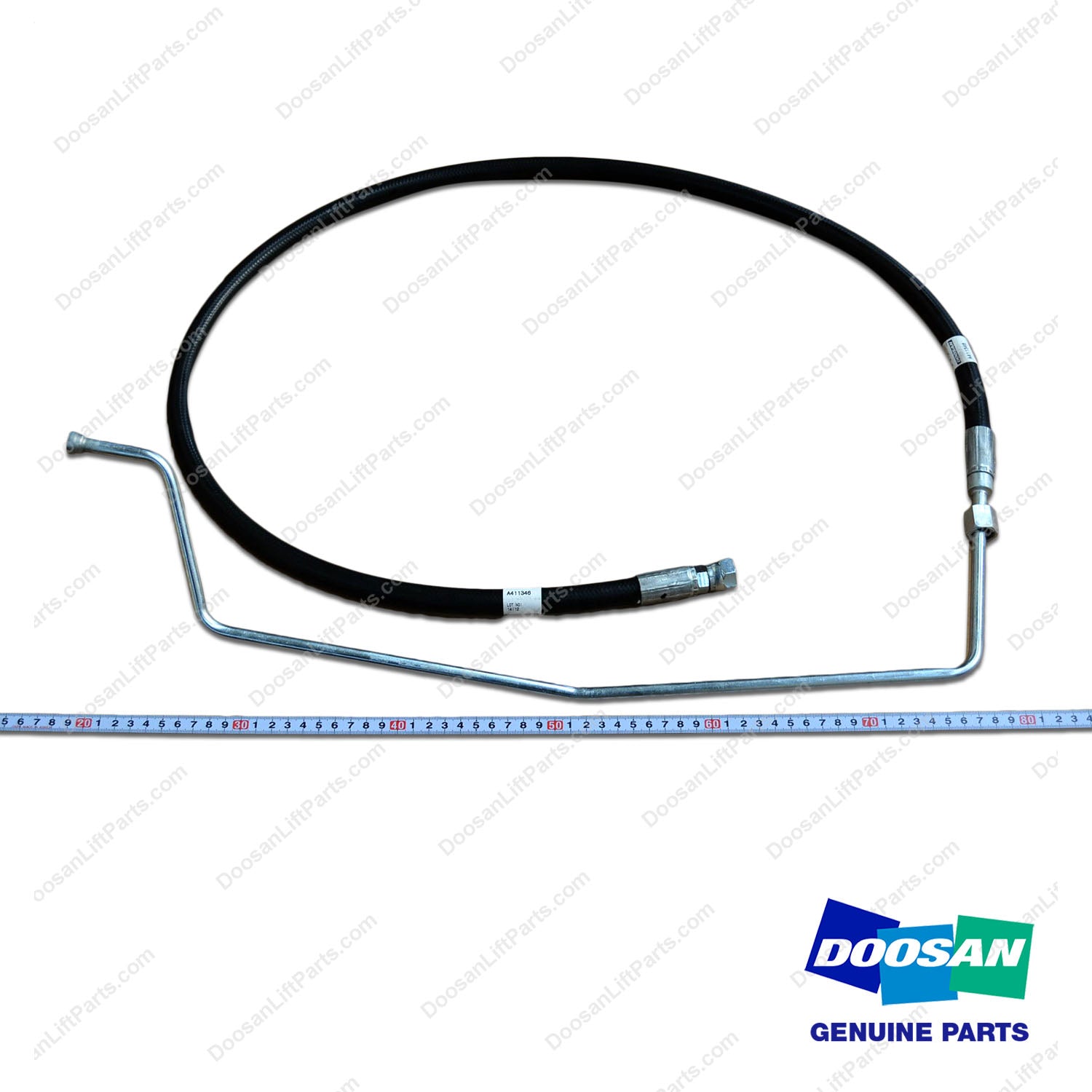 Hose ASSY;3WAY-Down - Doosan Forklift Part A411346