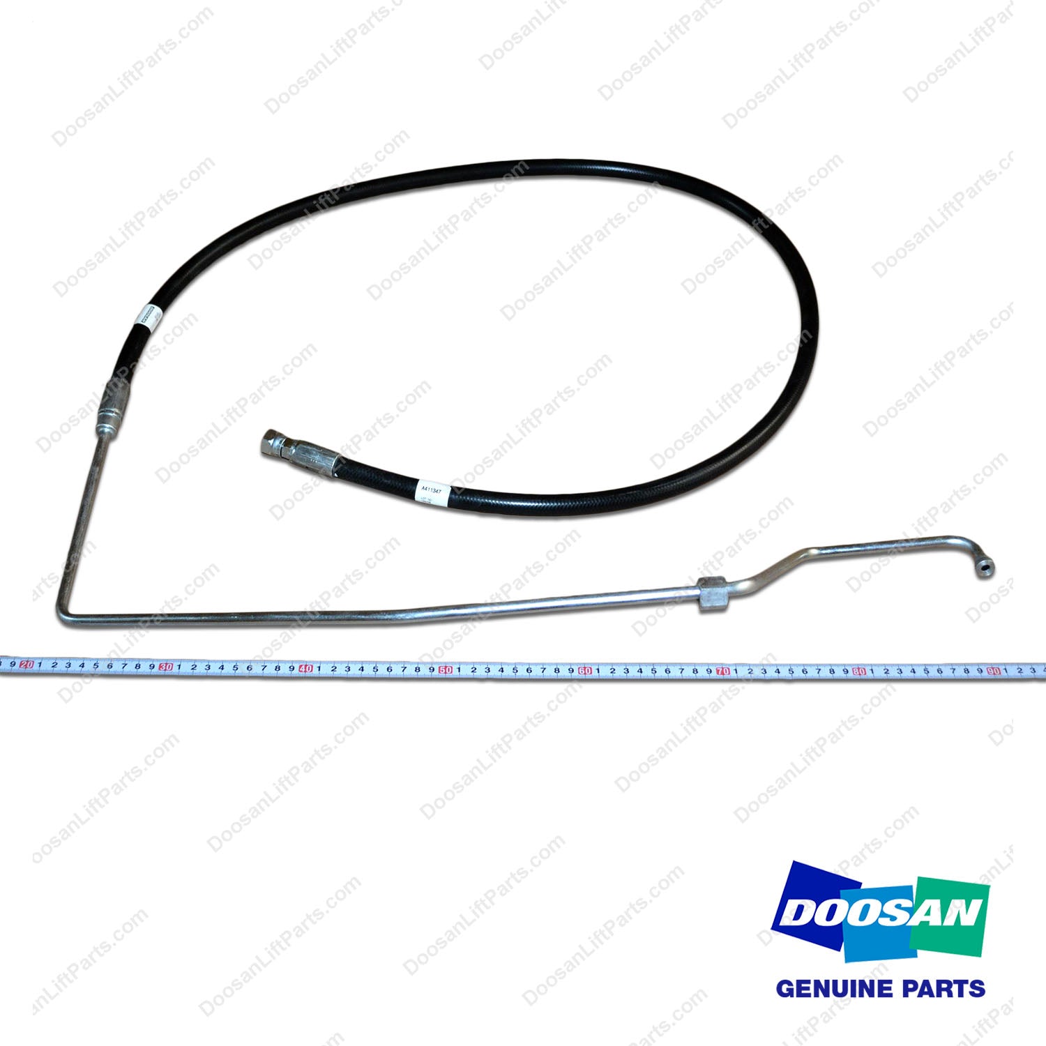 Hose ASSY;4WAY-Up - Doosan Forklift Part A411347