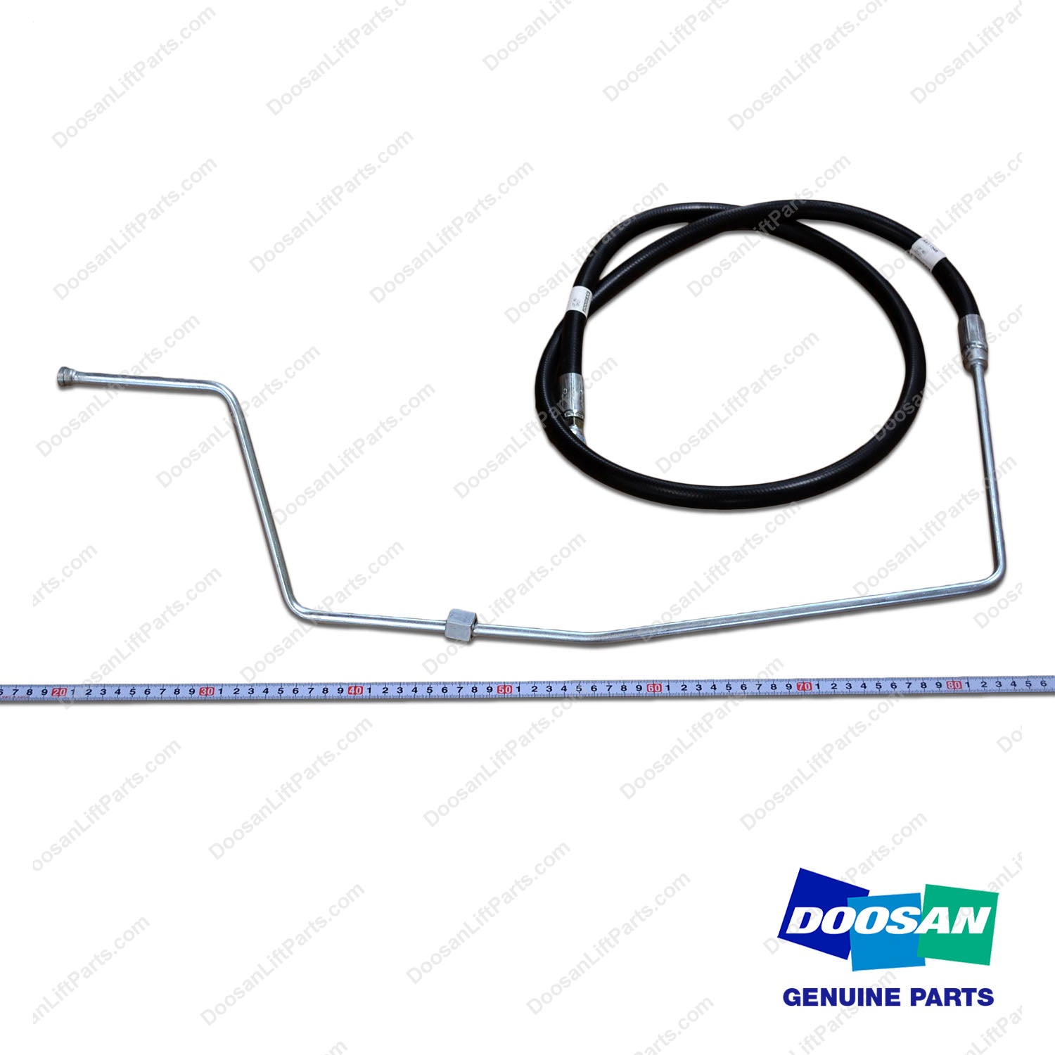Hose ASSY;4WAY-Down - Doosan Forklift Part A411348