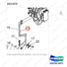 A411475 HOSE GROUP,HYDRAULIC;LINES,MO - parts diagram, item 11 shown - genuine Doosan / Bobcat forklift part