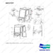 A411727 CABIN ASSY;MAIN,TYPE,D - full parts diagram, item 3 marked - genuine Doosan / Bobcat forklift part