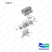 A413547 GROUP_2.4L;CRANKSHAFT - full parts diagram, item 10 marked - genuine Doosan / Bobcat forklift part