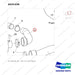 A431436 Air Cleaner Gp - parts diagram, item 3 shown - genuine Doosan / Bobcat forklift part