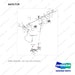 A431719 PEDAL;INCH&BR - full parts diagram, item 16 marked - genuine Doosan / Bobcat forklift part