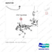 A431719 PEDAL;INCH&BR - parts diagram, item 16 shown - genuine Doosan / Bobcat forklift part