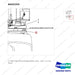 A432153 LP TANK MOUNTING;SWING DOWN, DUAL - parts diagram, item 3 shown - genuine Doosan / Bobcat forklift part