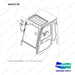 A432178 LAMP GROUP;FRONT - full parts diagram, item 3 marked - genuine Doosan / Bobcat forklift part