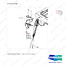 A432178 LAMP GROUP;FRONT - parts diagram, item 3 shown - genuine Doosan / Bobcat forklift part