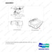 A432957 CHANGE OVER ARRANGE,CABIN;DRAWING FOR AD - full parts diagram, item 6 marked - genuine Doosan / Bobcat forklift part