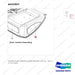 A432957 CHANGE OVER ARRANGE,CABIN;DRAWING FOR AD - parts diagram, item 6 shown - genuine Doosan / Bobcat forklift part