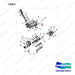 A433683 Cylinder Block Gp - full parts diagram, item 9 marked - genuine Doosan / Bobcat forklift part