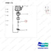 A433700 Distributor & Ignition Components Gp - parts diagram, item 1-15 shown - genuine Doosan / Bobcat forklift part