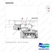 A434154 CH/OVER AR. FOR EU - parts diagram, item 2 shown - genuine Doosan / Bobcat forklift part
