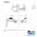 A438011 AIRCON,TOP CONDENSOR;TIER-4 INTERIM - parts diagram, item 4 shown - genuine Doosan / Bobcat forklift part