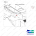 A441108 Floor Plate Gp - parts diagram, item 2 shown - genuine Doosan / Bobcat forklift part