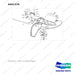 A451376 Hood Ass'y - full parts diagram, item 3 marked - genuine Doosan / Bobcat forklift part