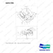 A451785 Floor Plate Gp - STD - full parts diagram, item 11 marked - genuine Doosan / Bobcat forklift part