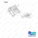 A452066 Floor Plate Gp-STD-Part 1 of 2 - full parts diagram, item 5 marked - genuine Doosan / Bobcat forklift part