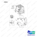 A452354 Operator Cell Modular - STD - full parts diagram, item 2 marked - genuine Doosan / Bobcat forklift part