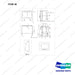 A452626 Cabin Ass'y - full parts diagram, item 36 marked - genuine Doosan / Bobcat forklift part